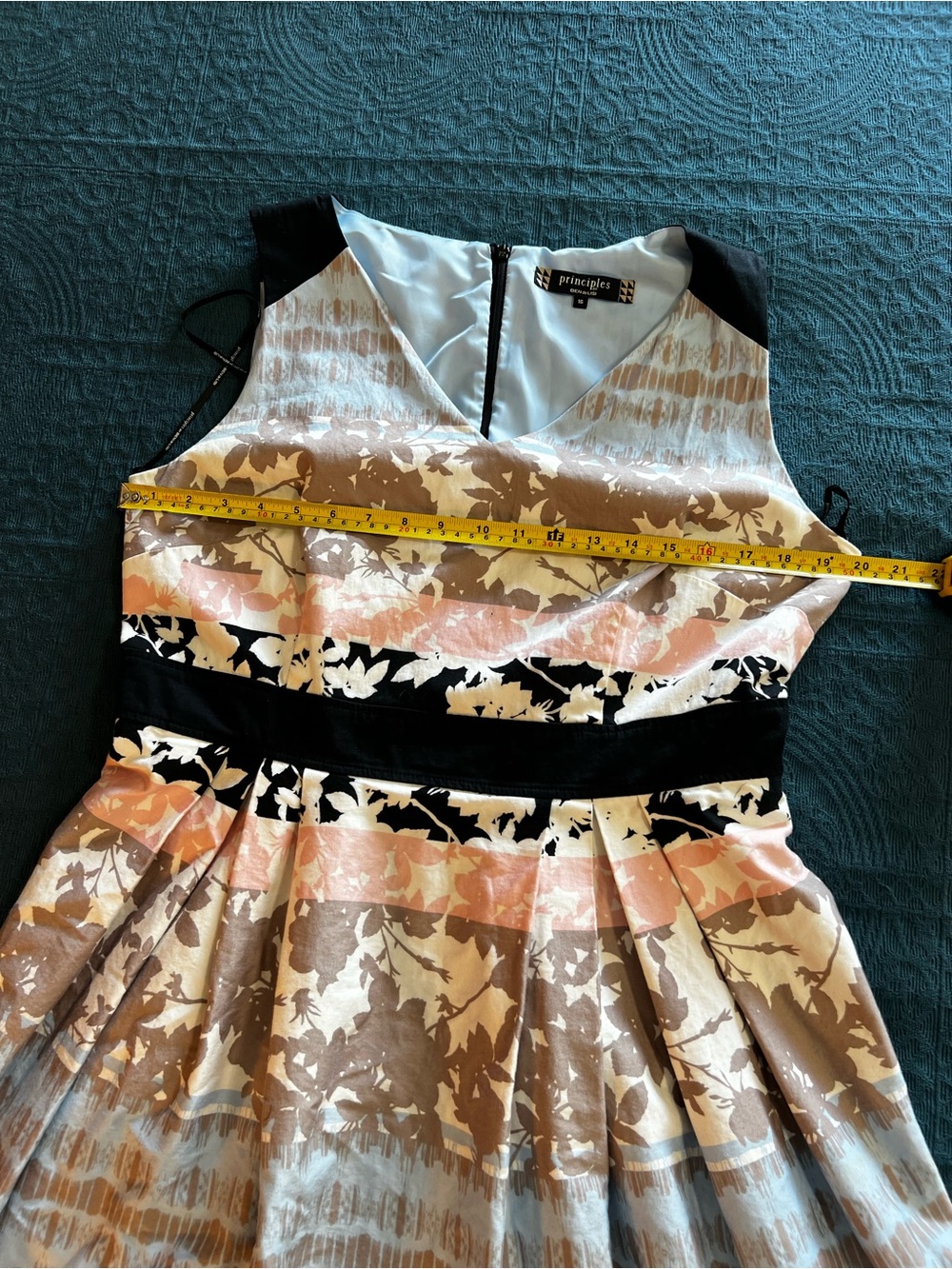 Principles by Ben de Lisi Floral A-Line Party Pastel Feminine Summer Dress-10 - Picture 16 of 16